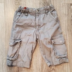 Lee Boys Grey Cargo Shorts